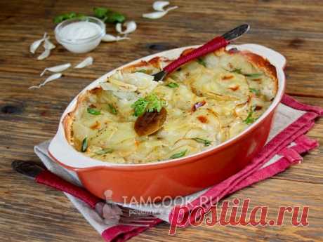 Картошка с майонезом и чесноком в духовке. Картофельное блюдо на все случаи жизни. Очень сытно и очень вкусно. Попробуйте!