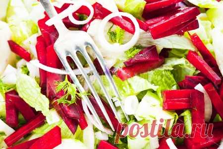 Постный салат - просто объедение - Простые рецепты Овкусе.ру