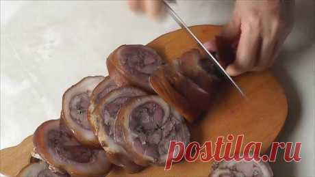 Ветчина из свиной рульки - супер вкуснятина за копейки!