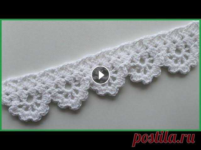 Ленточное кружево. Вязание крючком / Ribbon lace crochet Ленточное кружево. Вязание крючком / Ribbon lace crochet Рада приветствовать вас на своем канале. В данном видео мы с вами свяжем один из вариантов ле...