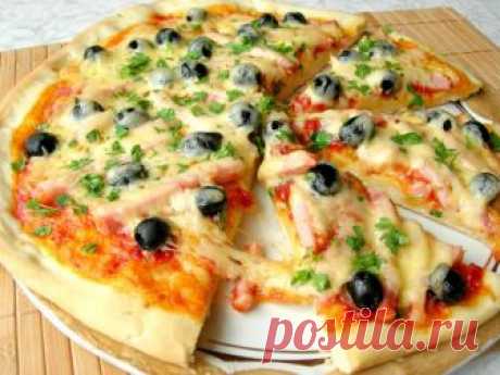 Домашняя пицца, вкуснее, чем в любимой пиццерии