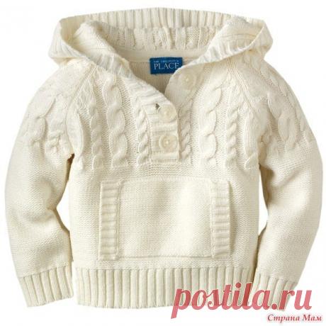 Вяжем джемпер для малыша :))) 
Мастер-класс: https://www.stranamam.ru/post/9951328/ 
#детям #рукоделие #хобби #творчество #своими_руками #вяжем
