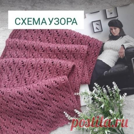 Шарф из Michell Atomo, вяжем спицами