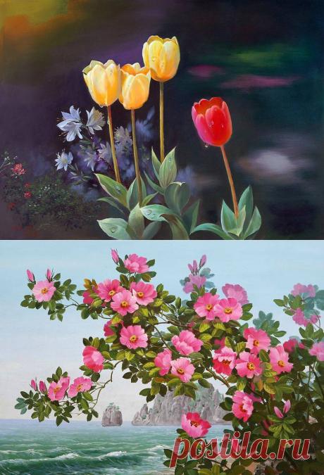 Цветы в восточной живописи (&quot;Восточная живопись&quot; 14)