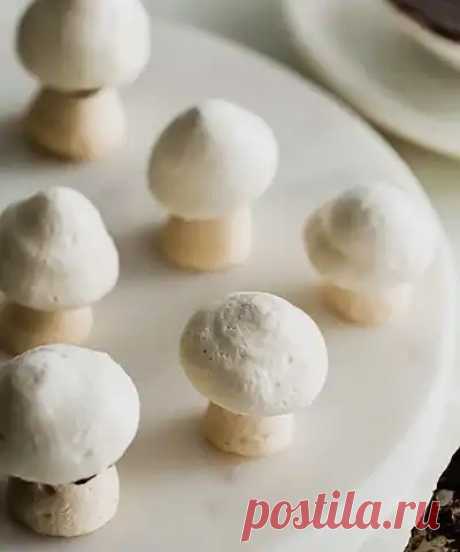 Готовим грибочки из безе дома