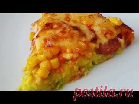 Pizza cu aluat din bostănei !
Пицца из кабачков