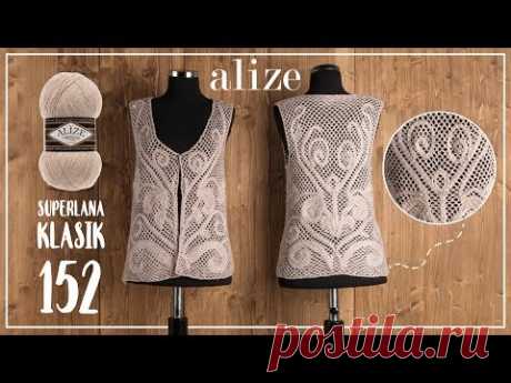 Rengi Rengine Yelek yapımı-Making Tone-on-tone Vest
