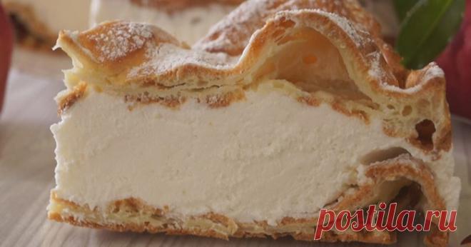 Сливочный пирог «Карпатка» — начинки в 3 раза больше, чем теста