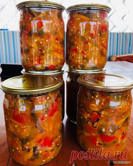 Соте из баклажанов на зиму Готовлю практически каждый год!