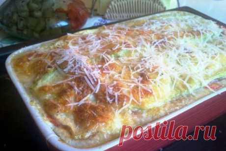 Кабачковая лазанья с куриным филе, рецепт — Вкусо.ру