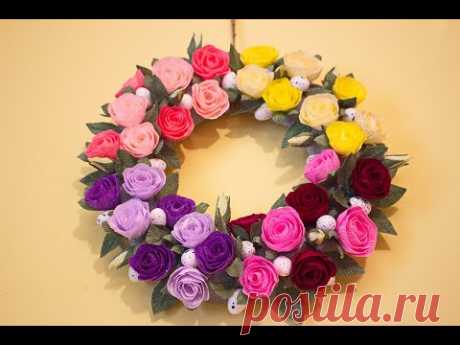 Пасхальный декор своими руками / DIY / Easter decor with your own hands - YouTube
На улице весна и я решила что пора сделать замечательный весенний Пасхальный декор своими руками. В видео покажу как сделать очаровательный Пасхальный венок из гофрированной бумаги.