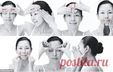 6 шагов техники самомассажа лица от Чизу Саеки | Все об Осознанной Красоте