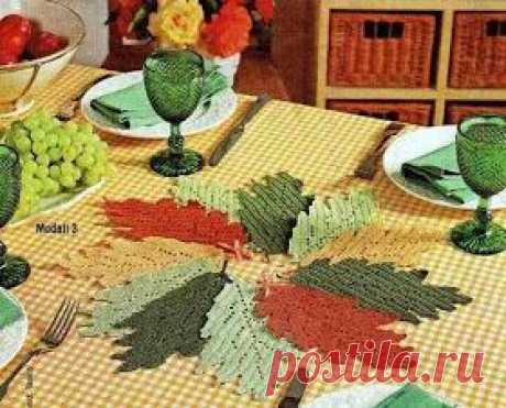 SANDRA PONTOS DE CROCHÊ E TRICÔ...........: Folhas de Croche