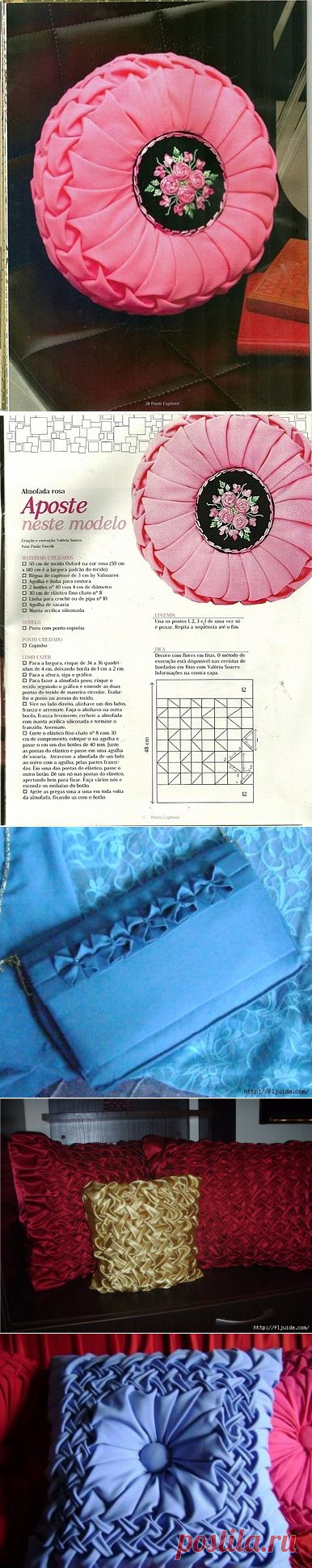 Защипы и буфы на ткани