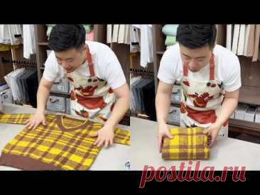One-trick solution for storing thick sweaters丨厚手のセーターを収納するワントリックソリューション