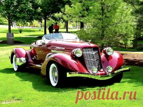 1935 г. Auburn Boattail Speedster Convertible Model 851