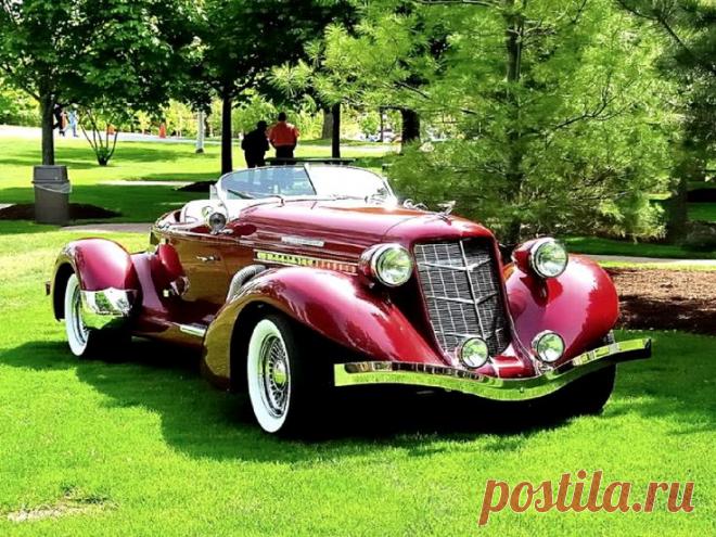 1935 г. Auburn Boattail Speedster Convertible Model 851