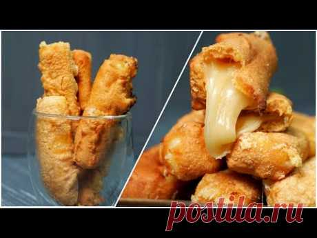 Сырные палочки со сметанным соусом