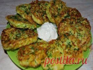 Самые вкусные рецепты: Оладьи из кабачков