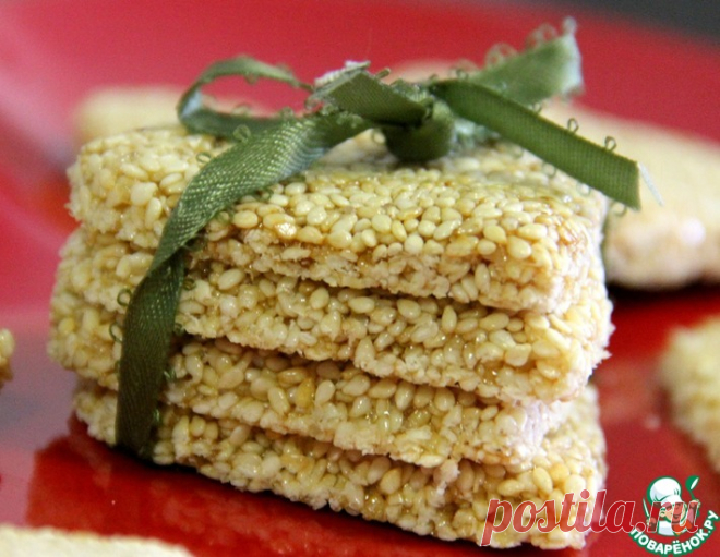 Aзиатские кунжутные конфеты – кулинарный рецепт