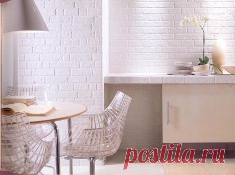 Кирпичная кладка как элемент дизайна интерьера — Роскошь и уют