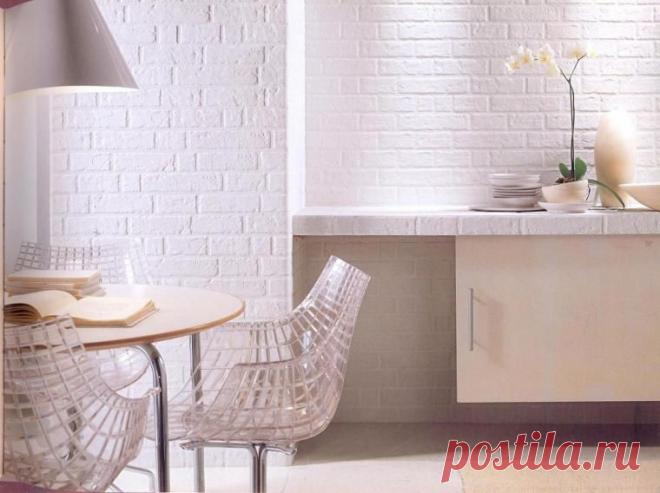 Кирпичная кладка как элемент дизайна интерьера — Роскошь и уют
