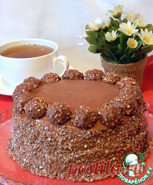 Торт "Ferrero rocher" - кулинарный рецепт