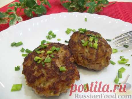 Рецепт: Мясные котлеты с картофелем на RussianFood.com