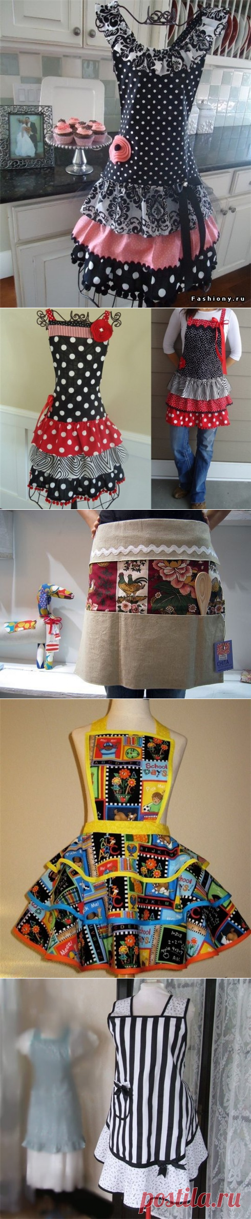 Для рукодельниц. Идеи фартуков.