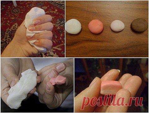 Холодный фарфор без варки из картофельного крахмала | Делаем сами