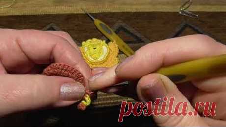 ВЯЗАНИЕ! МК розочки в ирландском кружеве, часть 2
