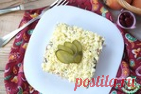 Сытный мясной салат "Брутуальный" за 5 минут!