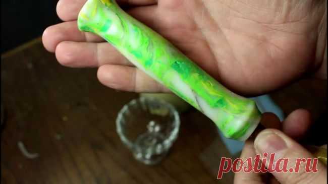 Изготовление ручки из использованных пластиковых бутылок