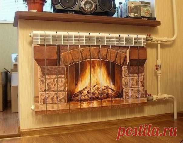 Оригинальная маскировка батарей