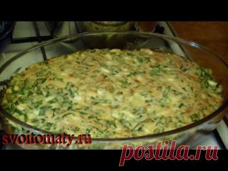 Быстрый заливной пирог