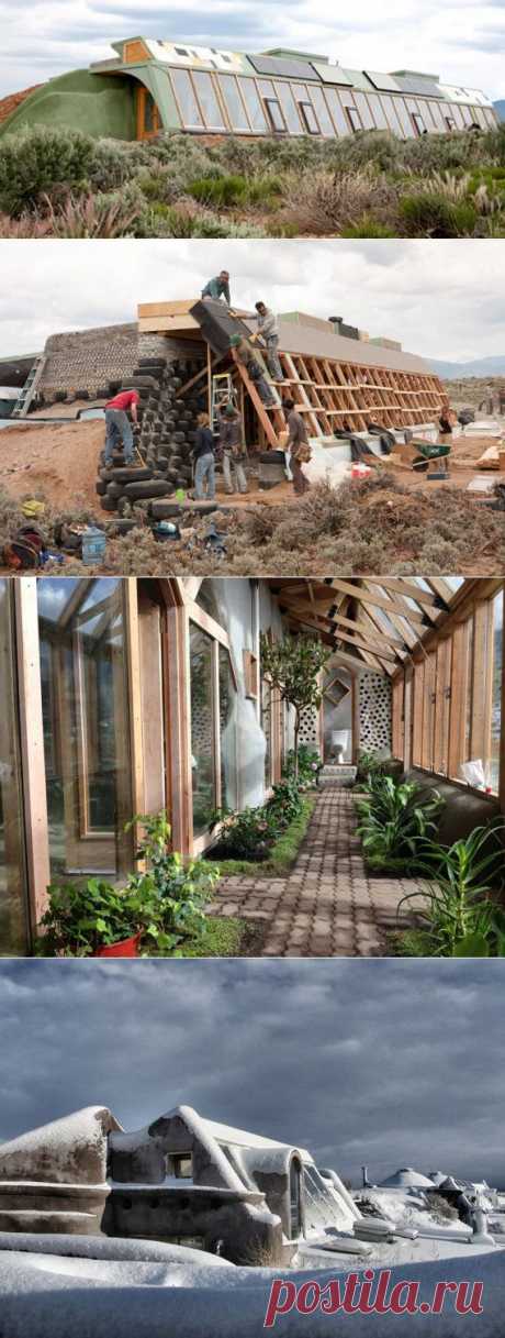 Earthships: пассивные земляные дома