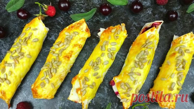 ВКУСНЯТИНА К ЧАЮ без возни с тестом! Ленивый рецепт печенья!