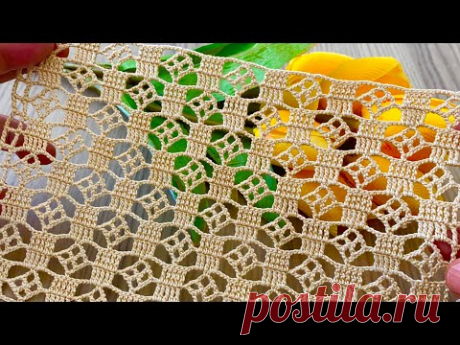 SO BEAUTIFUL and EASY Different Crochet Tunic, Blouse, Shawl, Runner Pattern @crochetlovee
