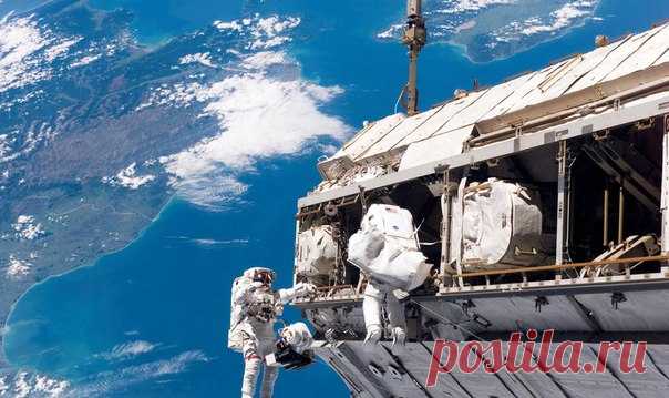 Астронавты Роберт Кёрбим и Кристер Фуглесанг (миссия STS-116) / Физика невозможного!