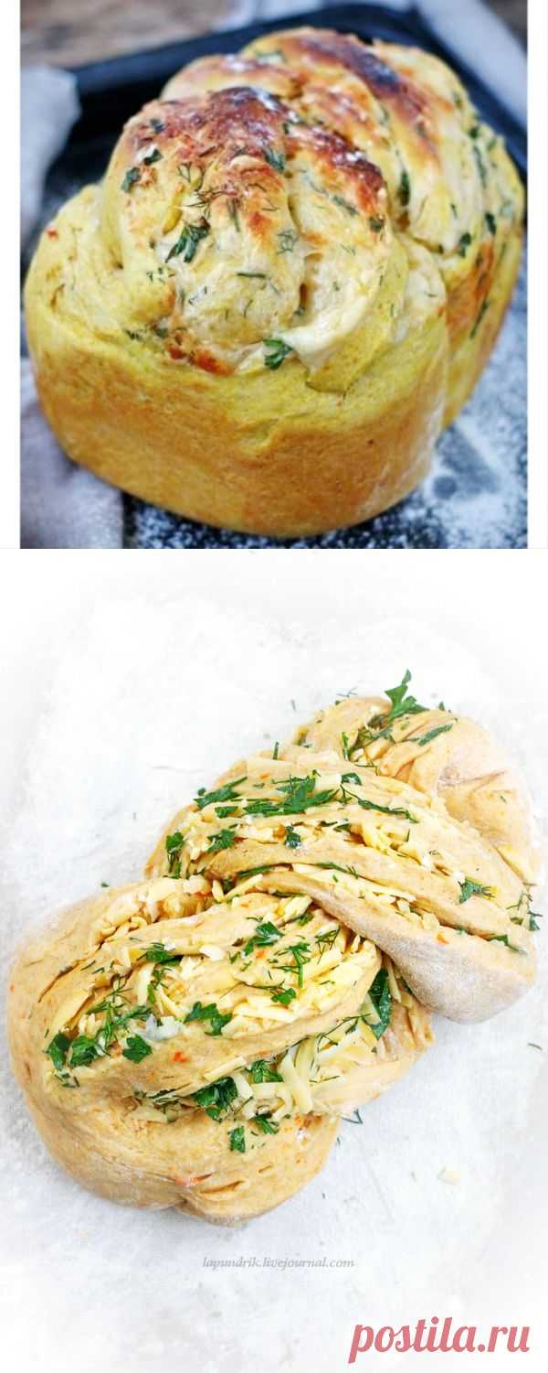 Хлеб. Тыквенный, с ароматными травами и сыром.