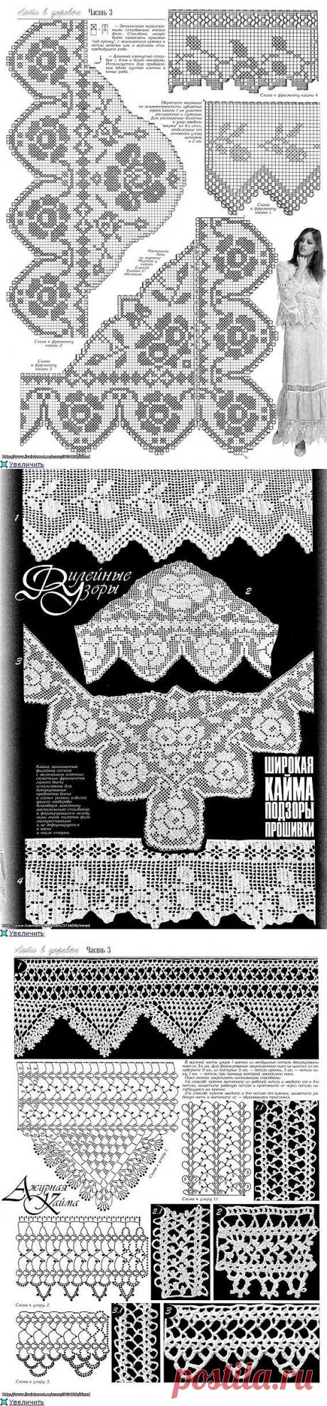 ФИЛЕЙНЫЕ УЗОРЫ: КАЙМА.