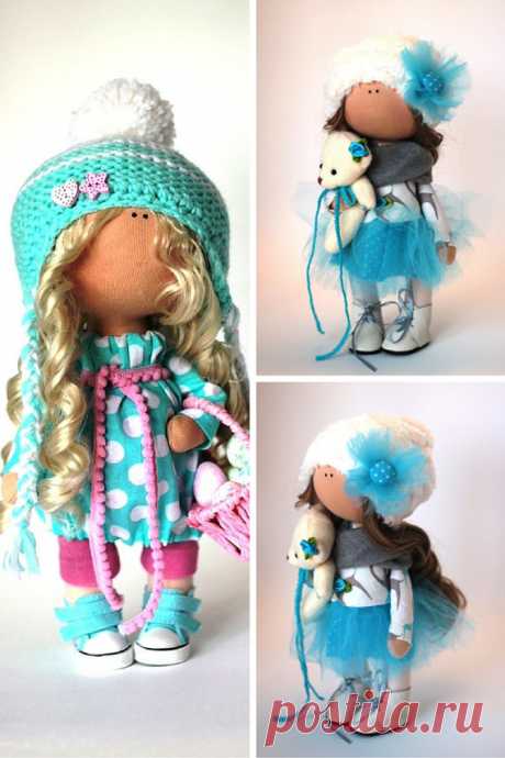 Tilda doll Fabric doll Summer doll handmade by AnnKirillartPlace