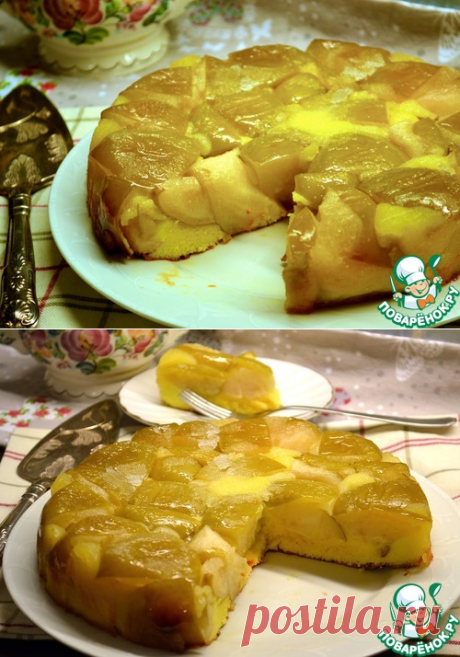 Яблочный пирог &quot;Янтарный&quot; - кулинарный рецепт