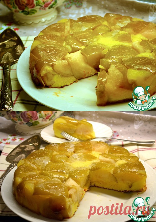 Яблочный пирог "Янтарный" - кулинарный рецепт