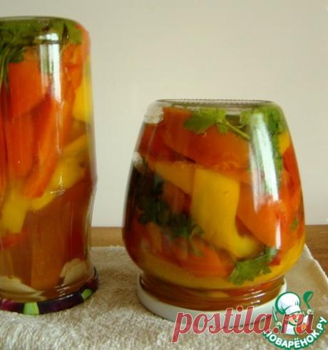 Перец в медовом соусе - очень вкусный, кисло-сладкий, со вкусом и ароматом меда