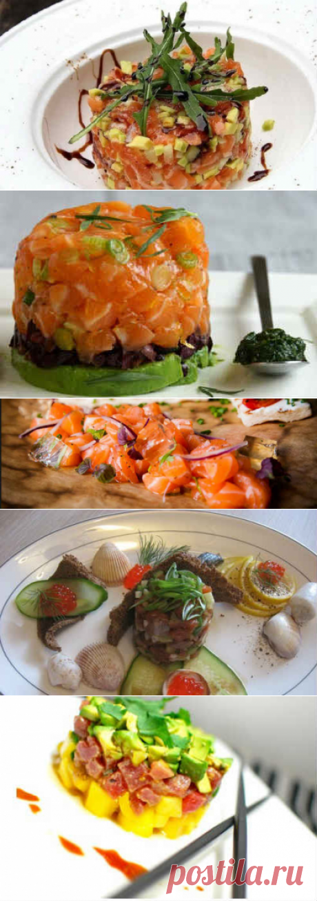 Рецепт тартара из лосося с фото, очень вкусный