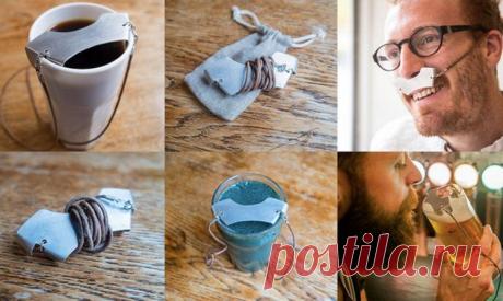 На Кикстартере начался сбор денег на производство защиты для усов во время еды )