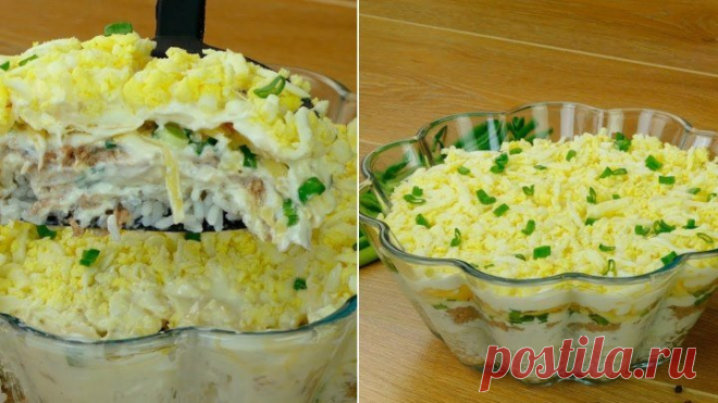 Одна из самых популярных рыбных закусок - “Салат с тунцом” | Appetitno.TV
