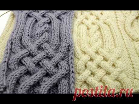 Front Cross Cable Stitch _ Араны (часть3)