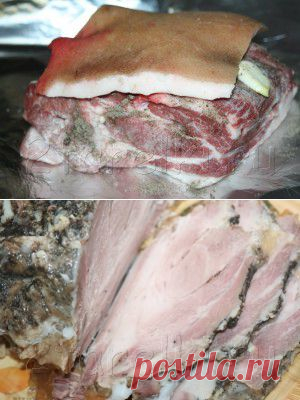 настоящая домашняя буженина Чесночная - вкусно, сытно и очень ароматно!